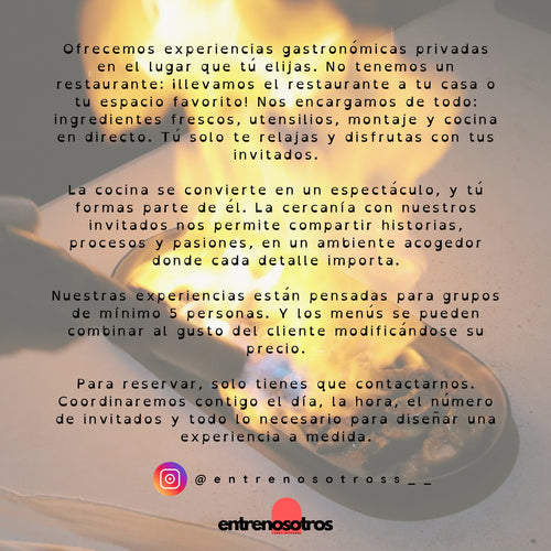 Bebidas con camarero exclusivo